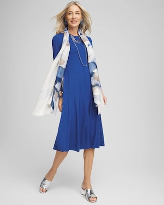 Ponte A-line Midi Dress | Chico's